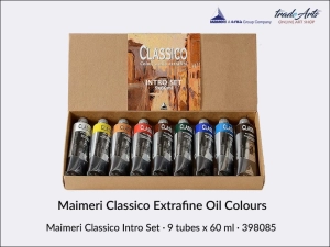 Zestaw farb olejnych Maimeri Classico Intro Set Cardboard Box, 9 tub x 60 ml