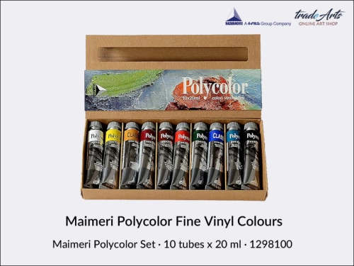 Maimeri Polycolor Paint Set 10 x 20 ml, zestaw farb akrylowych Maimeri Polycolor Paint Set 10 x 20 ml, Maimeri Polycolor zestaw farb akrylowych Paint Set 10 x 20 ml, farby akrylowe Polycolor, Polycolor zestawy farb akrylowych,Maimeri Polycolor,