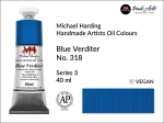 Farba olejna Artists Oil Colours Michael Harding, kolor: Blue Verditer No. 318, tuba 40 ml 
