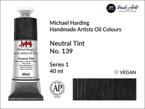 MH Oil Colours Neutral Tint 139_wynik.webpMichael Harding Artists Oil Colours Neutral Tint 139, farba olejna Neutral Tint 139 Michael Harding, Michael Harding - farba olejna Neutral Tint 139, farby olejne Michael Harding,