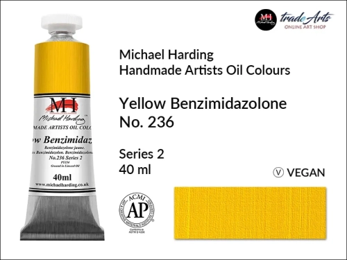 MH Oil Colours Yellow Benzimidazolone 236_wynik.webpMichael Harding Artists Oil Colours Yellow Benzimidazolone 236, farba olejna Yellow Benzimidazolone 236 Michael Harding, Michael Harding - farba olejna Yellow Benzimidazolone 236,