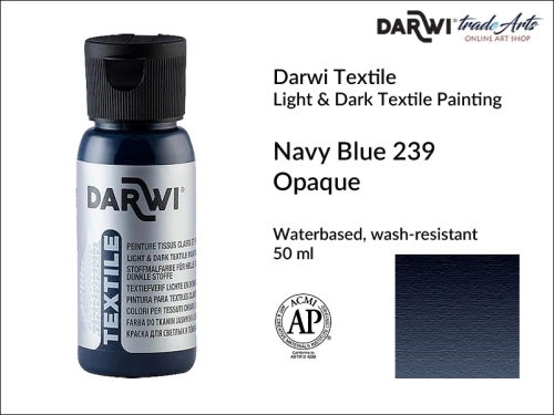 Darwi Textile Navy Blue 239  Opaque  50 ml_wynik.webp