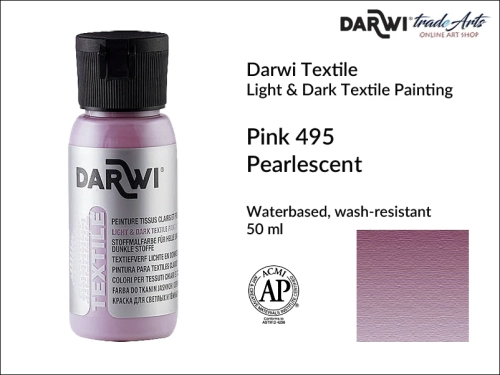 Darwi Textile Pink 495 Pearlescent  50 ml_wynik.webp