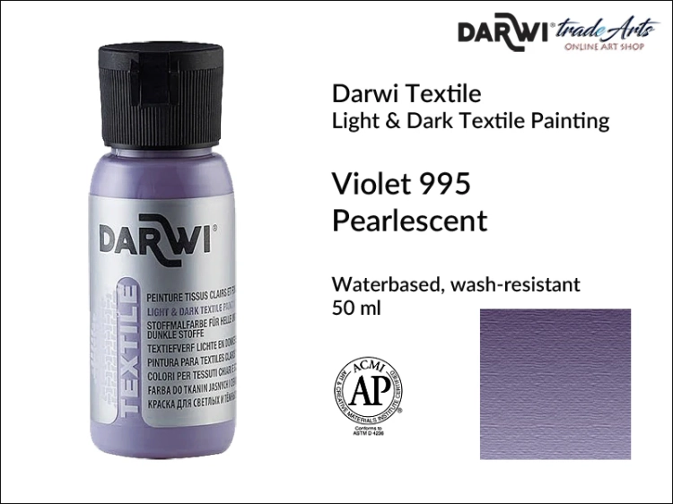 Darwi Textile Violet 995 Pearlescent  50 ml_wynik.webp