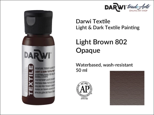 Darwi Textile Light Brown 802 Opaque  50 ml_wynik.webp
