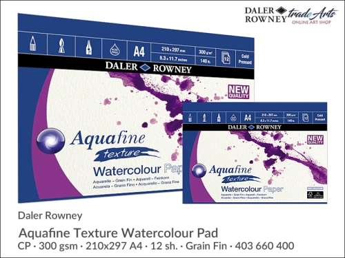 DR Aquafine Texture Watercolour Pad 12 sh A4 403660400_wynik.webp