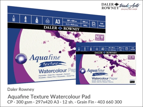DR Aquafine Texture Watercolour Pad 12 sh A3 403660300_wynik.webp