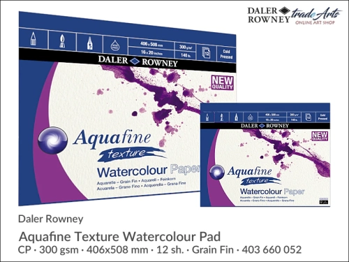 DR Aquafine Texture Watercolour Pad 12 sh 406x508 403660052_wynik.webp
