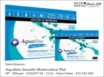 Blok akwarelowy Daler-Rowney Aquafine Smooth Watercolour Pad, HP, 300 gsm, 12 ark. A4
