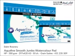 Blok akwarelowy Daler-Rowney Aquafine Smooth Jumbo Watercolour Pad, HP, 300 gsm, 50 ark. A3