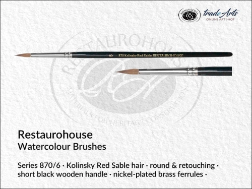 Restaurohouse Watercolour Retouching round 870/6