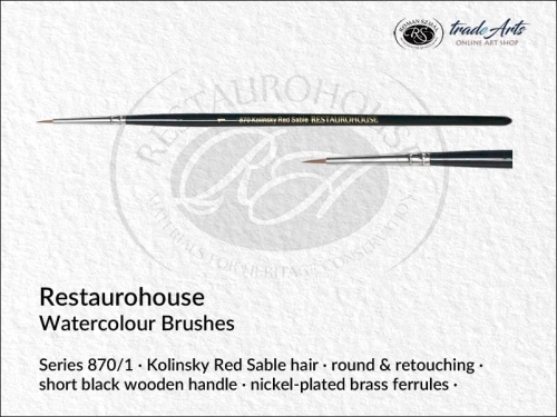 Restaurohouse Watercolour Retouching round 870/1