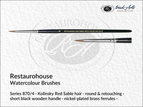 Restaurohouse Watercolour Retouching round 870/4