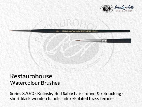 Restaurohouse Watercolour Retouching round 870/0