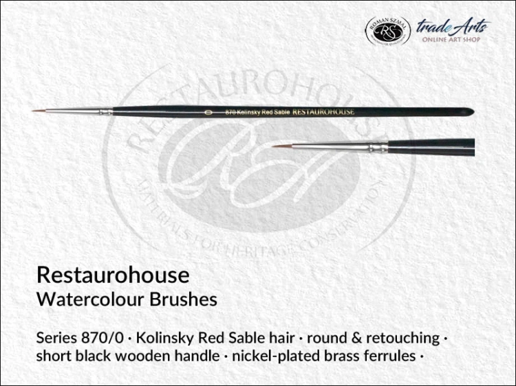 Restaurohouse Watercolour Retouching round 870/0