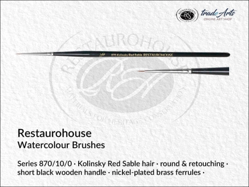 Restaurohouse Watercolour Retouching round 870/10/0