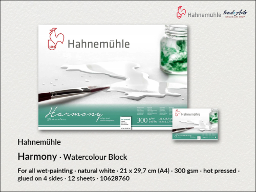 Hahnemühle Harmony Watercolour Block HP A4 Landscape, blok akwarelowy HP A4 pejzaż Harmony Hahnemühle, Hahnemühle blok akwarelowy HP A4, Harmony Hahnemühle Watercolour Block,  Harmony &amp; Expression Hahnemühle, bloki, akwarela,