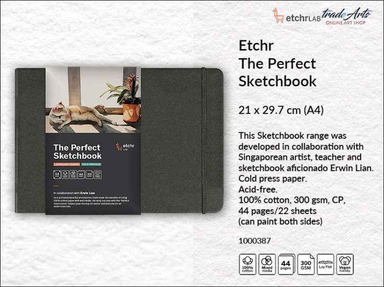 Etchr Lab Perfect Sketchbook A4 CP