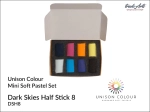 Zestaw pasteli suchych Dark Skies Half Stick 8 Unison Colour Mini Set 