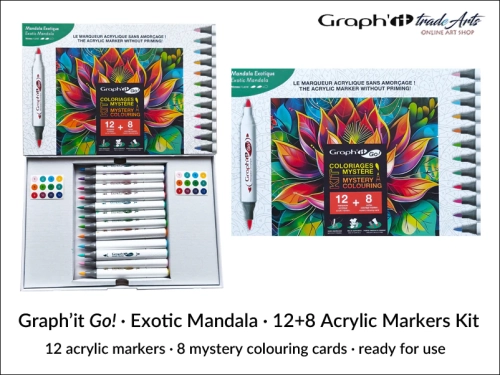 Graphit Exotic Mandala 12+8 Kit GG09941