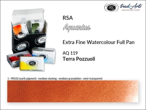 Farba akwarelowa pełna kostka Aquarius Full Pan RSA, kolor: Terra Pozzuoli 119