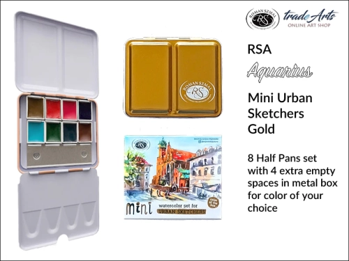 RSA Aquarius Mini Urban Sketchers Gold