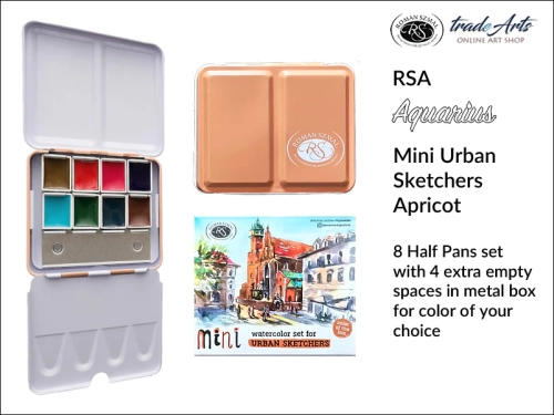 RSA Aquarius Mini Urban Sketchers Apricot