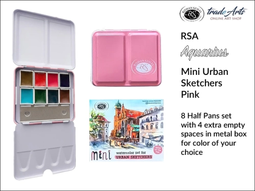RSA Aquarius Mini Urban Sketchers Pink