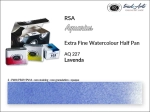 Farba akwarelowa półkostka Aquarius Half Pan RSA, kolor: Lavenda 227