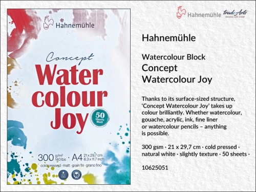Hahnemuhle Watercolour Joy A4 50 ark.
