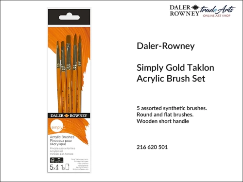 DR Simply Gold Taklon Acrylic Set 216620501