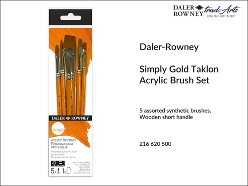 DR Simply Gold Taklon Acrylic Set 216620500