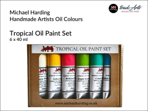 Michael Harding  zestaw farb olejnych MH Tropical Oil Paint Set, opak. 6 tub x 40 ml 