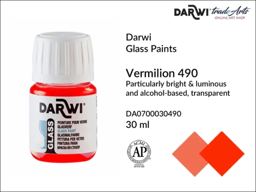 Darwi Glass Vermilion 490