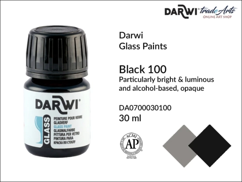 Darwi Glass Black 100