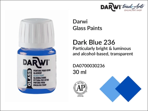 Darwi Glass Dark Blue 236