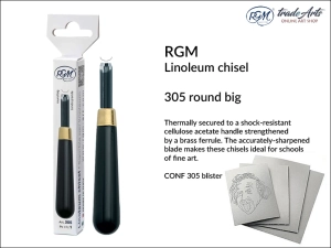 Dłuto do linorytu RGM Linoleum Chisels, mod. 305 blister