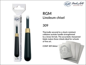Dłuto do linorytu RGM Linoleum Chisels, mod. 309 blister