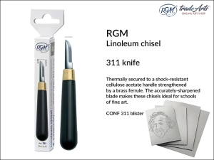 Dłuto do linorytu RGM Linoleum Chisels, mod. 311 blister