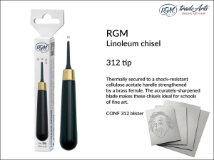 Dłuto do linorytu RGM Linoleum Chisels, mod. 312 blister
