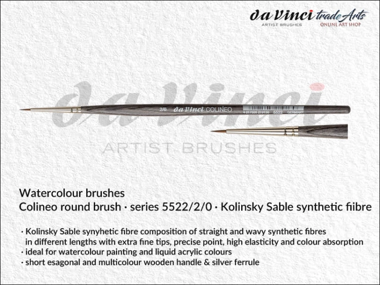 da Vinci Watercolour Colineo synthetic 5522-2-0