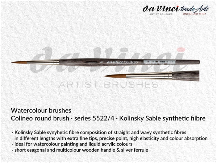 da Vinci Watercolour Colineo synthetic 5522-4