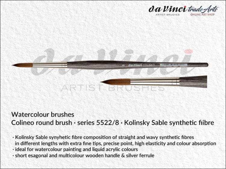 da Vinci Watercolour Colineo synthetic 5522-8