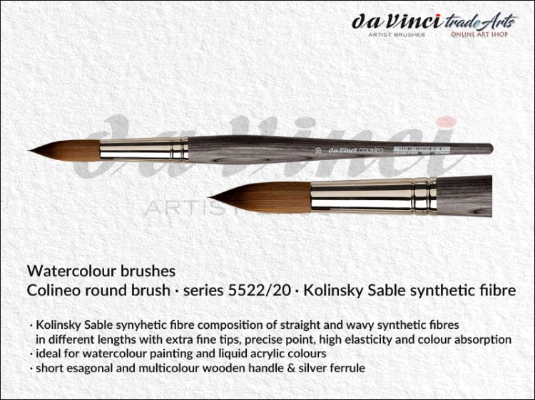 da Vinci Watercolour Colineo synthetic 5522-20