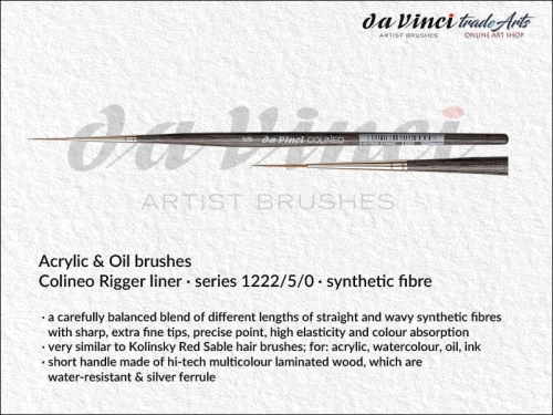 da Vinci Acrylic and Oil Colineo 1222-5-0