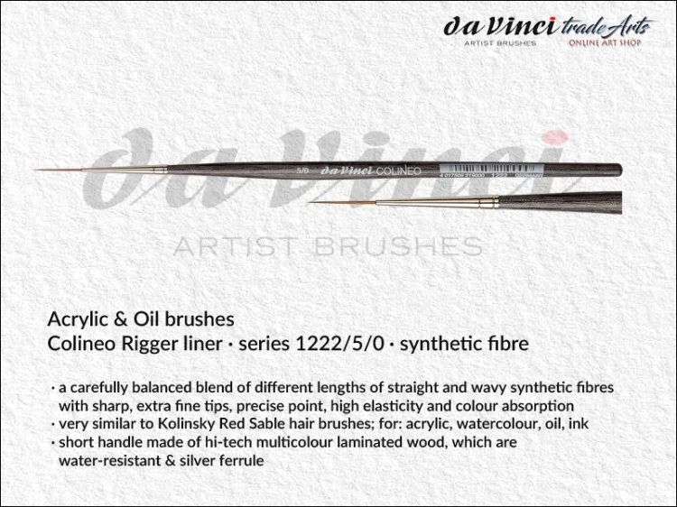 da Vinci Acrylic and Oil Colineo 1222-5-0