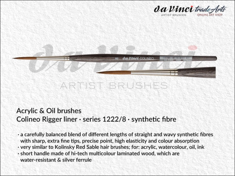 da Vinci Acrylic and Oil Colineo 1222-8