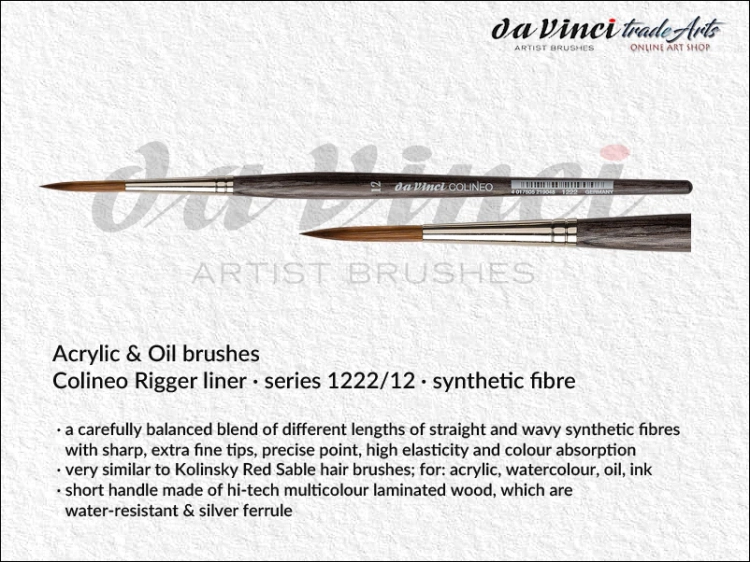 da Vinci Acrylic and Oil Colineo 1222-12