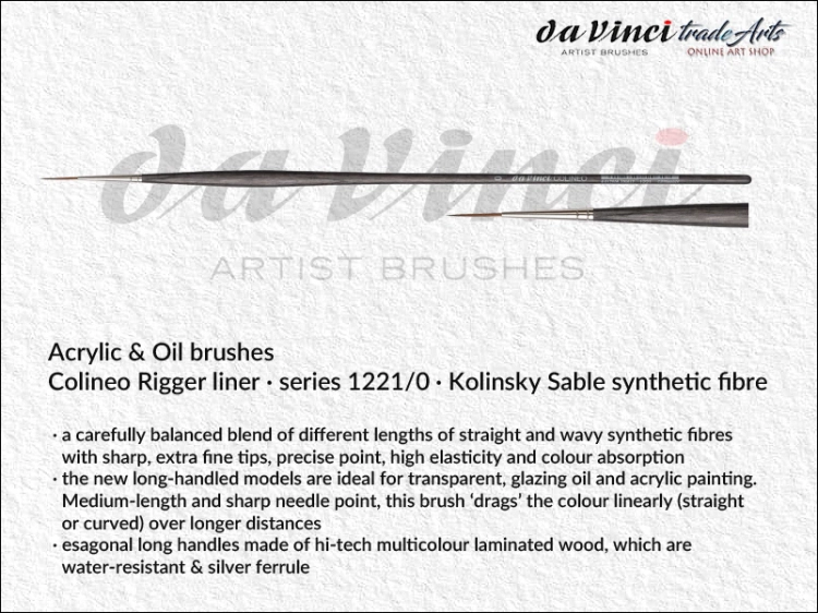 da Vinci Acrylic and Oil Colineo 1221-0