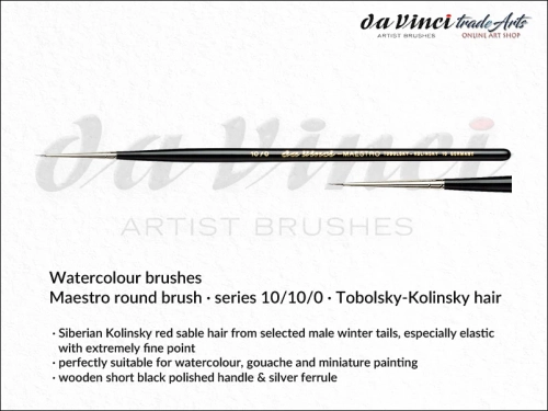 da Vinci Watercolour Maestro round 10-10-0